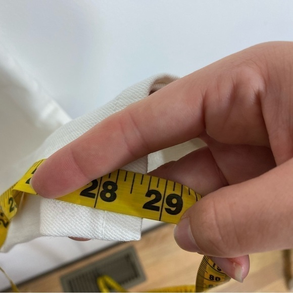 Adriano Goldschmied The Stilt Cigarette Leg Jeans Sz 31 White Made in USA - Picture 5 of 6